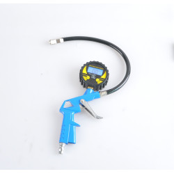 41651, Heavy Duty 120 PSI Digital Tire Inflator Gauge with Hose and Quick Connect Coupler 